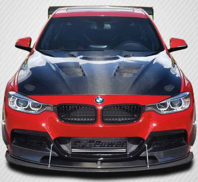 BMW 3 Series 4DR Eros Version 1 DriTech Carbon Fiber Body Kit- Hood 113172