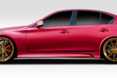 Fits Infiniti Q50 Impulse Duraflex Side Skirts Body Kit 113537