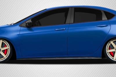 Dodge Dart Scat Look Carbon Fiber Creations Side Skirts Body Kit 115437