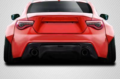 Scion FRS GT500 V3 Carbon Fiber Rear Bumper Diffuser Body Kit 115564