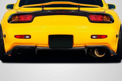 Mazda RX7 GT Spec Carbon Fiber Rear Bumper Lip Diffuser Body Kit 119026