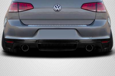 Carbon Creations - Volkswagen Golf Verella Carbon Fiber Rear Lip Diffuser Body Kit 119141 - Image 1