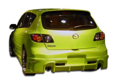 Mazda 3 4DR HB Duraflex Raven Rear Bumper Cover - 1 Piece - 100567