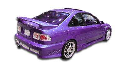 Honda Civic 2DR & 4DR Duraflex AVG Rear Bumper Cover - 1 Piece - 101733