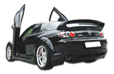 Mazda RX-8 Duraflex R-Speed Rear Lip Under Spoiler Air Dam - 1 Piece - 103156