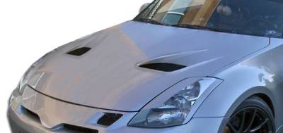 Nissan 350Z Duraflex TS-1 Hood - 1 Piece - 104861