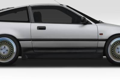 Honda CRX Duraflex B-2 Side Skirts Rocker Panels - 2 Piece - 105548