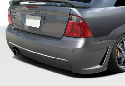 Ford Focus 4DR Duraflex B-2 Rear Bumper Cover - 1 Piece - 106861