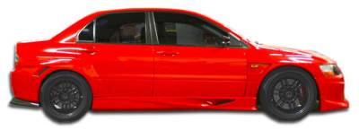 Mitsubishi Lancer Duraflex VT-X Wide Body Side Skirts Rocker Panels - 2 Piece - 107213