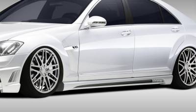 Mercedes S Class Eros Version 2 Duraflex Side Skirts Body Kit 107793