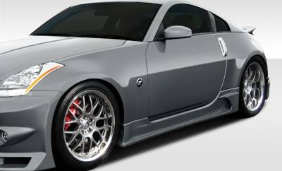Nissan 350Z Duraflex J-Spec Side Skirts Rocker Panels - 2 Piece - 107830