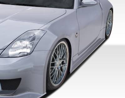 Nissan 350Z Duraflex J-Spec 2 Side Skirts Rocker Panels - 2 Piece - 107833