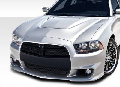 Duraflex - Dodge Charger Duraflex SRT Look Front Bumper Cover - 1 Piece - 108035 - Image 1