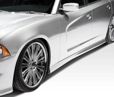 Duraflex - Dodge Charger Duraflex SRT Look Side Skirts Rocker Panels - 2 Piece - 108036 - Image 1