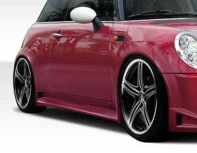 Mini Cooper Duraflex Type Z Wide Body Side Skirts Rocker Panels - 2 Piece - 108318