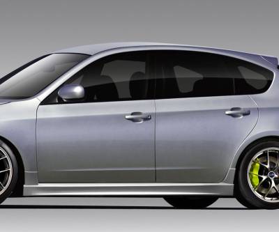 Subaru Impreza Duraflex STI Look Side Skirts Rocker Panels - 2 Piece - 108758