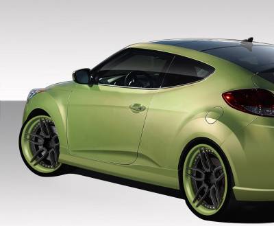 Hyundai Veloster Duraflex VG-R Side Skirts Rocker Panels - 2 Piece - 108807