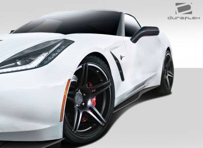 Duraflex - Chevrolet Corvette Thunderbolt Duraflex Side Skirts Body Kit 112368 - Image 2