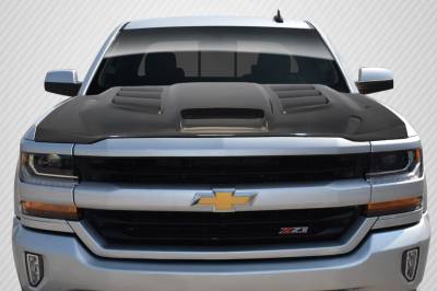 Chevrolet Silverado Viper Carbon Fiber Creations Body Kit- Hood 114230