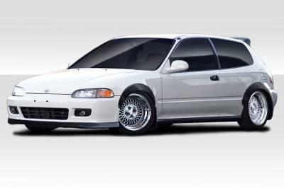 Honda Civic 2DR J Spec Duraflex Fender Flares 114268