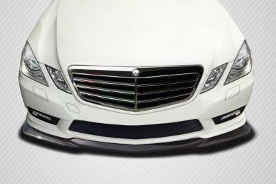Mercedes E Class L Sport Carbon Fiber Front Bumper Lip Body Kit 115249