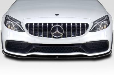 Duraflex - Mercedes C Class Power Duraflex Front Bumper Lip Body Kit 117154 - Image 1