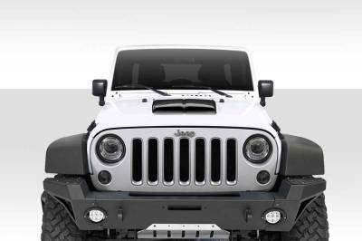 Universal Dual Ram Air Hood Duraflex Scoop 114551