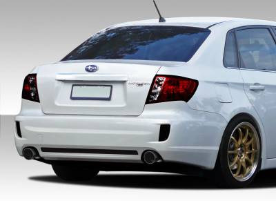 Subaru Impreza Duraflex STI Look Rear Bumper Cover - 1 Piece - 108759