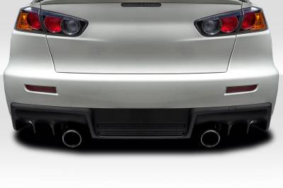 Mitsubishi Lancer Evo X V2 Duraflex Rear Body Kit Bumper 109321