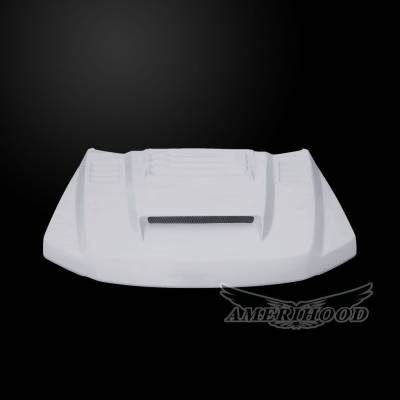 AmeriHood Fiberglass - Ford F-350 RIP AmeriHood Body Kit- Ram Air Hood F3517AHRIPFHW - Image 3