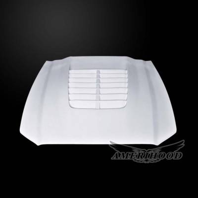 AmeriHood Fiberglass - Ford Mustang GT5 AmeriHood Body Kit- Heat Extracting Hood FM13AHGT5FHW - Image 2