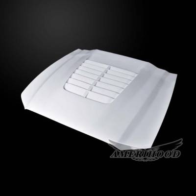 AmeriHood Fiberglass - Ford Mustang GT5 AmeriHood Body Kit- Heat Extracting Hood FM13AHGT5FHW - Image 4