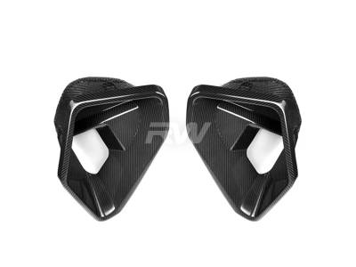 RW Carbon - BMW G06 X6 M-Sport LCI CF Front Bumper Air Vents bmwg06014 - Image 2