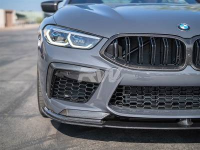 RW Carbon - BMW F9X M8 Carbon Fiber Front Bumper Duct Trims bmwf91012 - Image 5