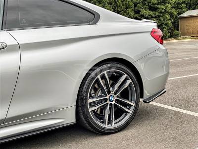 RW Carbon - BMW F32 F33 Carbon Fiber Rear Bumper Splitters bmwf32043 - Image 3