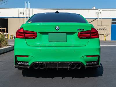 RW Carbon - BMW F8X Forged Carbon Fiber Rear Bumper Splitters bmwf8x058 - Image 2