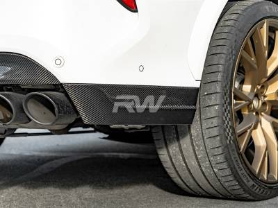 BMW F96 X6M Carbon Fiber Rear Bumper Trim bmwf9609