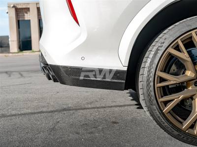 RW Carbon - BMW F96 X6M Carbon Fiber Rear Bumper Trim bmwf9609 - Image 2