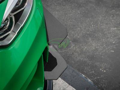 RW Carbon - BMW F80 F82 F83 GT4 Style Carbon Fiber Canards bmwf8x039 - Image 3