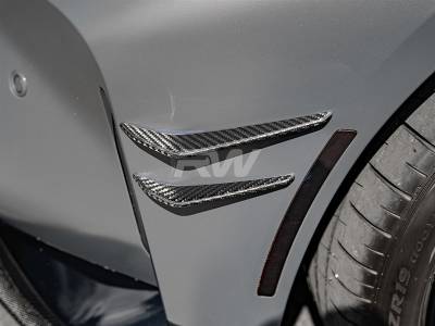 RW Carbon - BMW G8X M3/M4 Carbon Fiber Canards bmwg8001 - Image 2