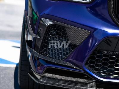 RW Carbon - BMW F95 X5M Carbon Fiber Canards bmwf95018 - Image 4