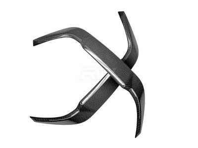 RW Carbon - BMW F96 X6M Carbon Fiber Rear Canards bmwf96013 - Image 2