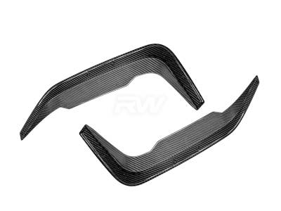 RW Carbon - BMW F96 X6M Carbon Fiber Rear Canards bmwf96013 - Image 4