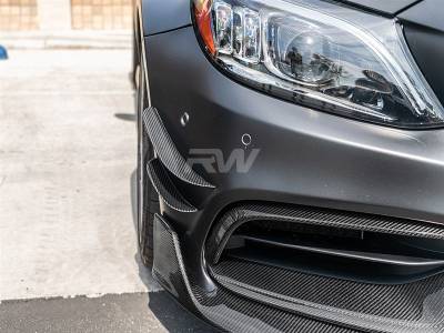 RW Carbon - Mercedes W205 C63/C63S Carbon Fiber Canards mercw20559 - Image 3