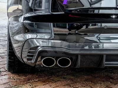 RW Carbon - Audi B9 A4 S-Line S4 Carbon Fiber Rear Diffuser audib9a404 - Image 2