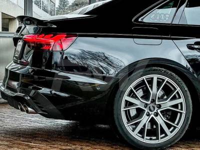 RW Carbon - Audi B9 A4 S-Line S4 Carbon Fiber Rear Diffuser audib9a404 - Image 3