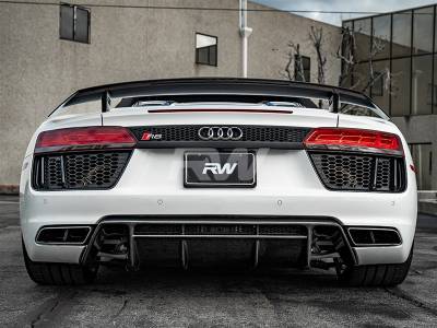 RW Carbon - Audi R8 4S Carbon Fiber Rear Diffuser audir804 - Image 2