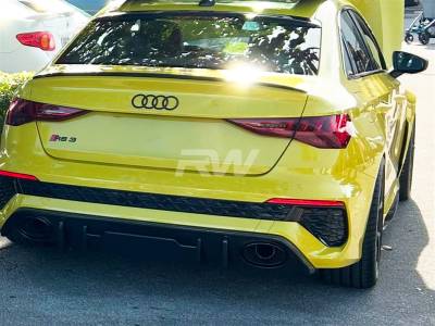 RW Carbon - Audi RS3 8Y Carbon Fiber Rear Diffuser audirs305 - Image 2