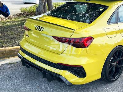 RW Carbon - Audi RS3 8Y Carbon Fiber Rear Diffuser audirs305 - Image 3