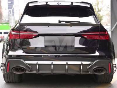 RW Carbon - Audi RS6 C8 Avant Carbon Fiber Diffuser audirs602 - Image 3